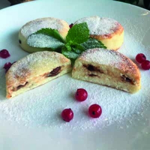 Сирники з шоколадними дропсами