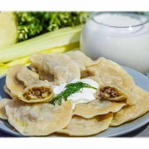 Вареники з м'ясом
